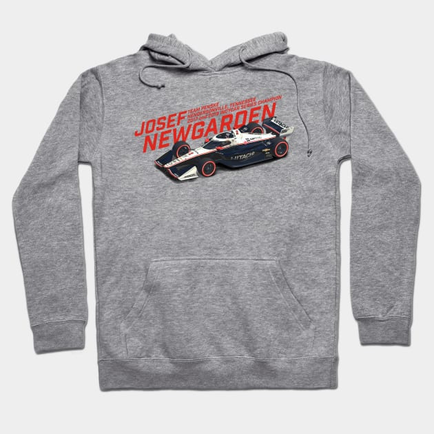 Newgarden 2021 (red) Hoodie by Sway Bar Designs